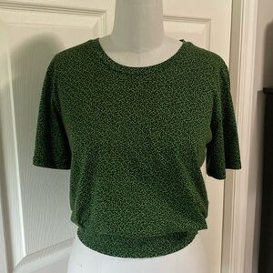 Michael Kors Top With Smocked Bottom Band